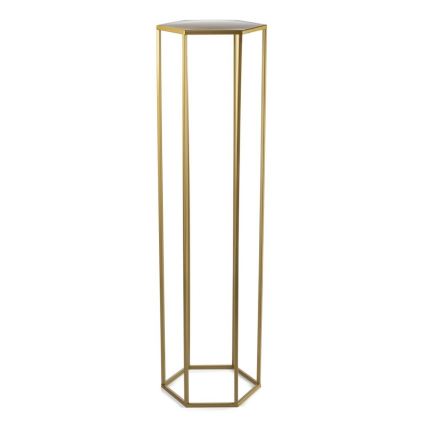 Подставка для цветов 100x24 см золотая