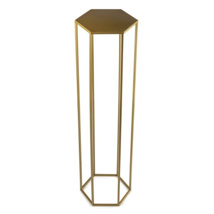 Подставка для цветов 100x24 см золотая