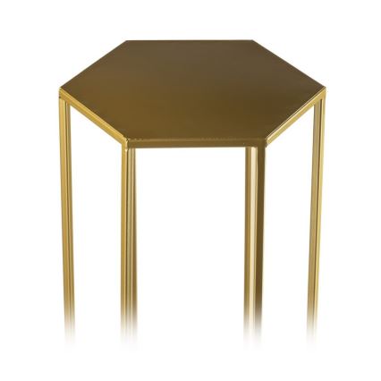 Подставка для цветов 100x24 см золотая