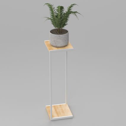 Подставка для цветов 100x30x34 см белый