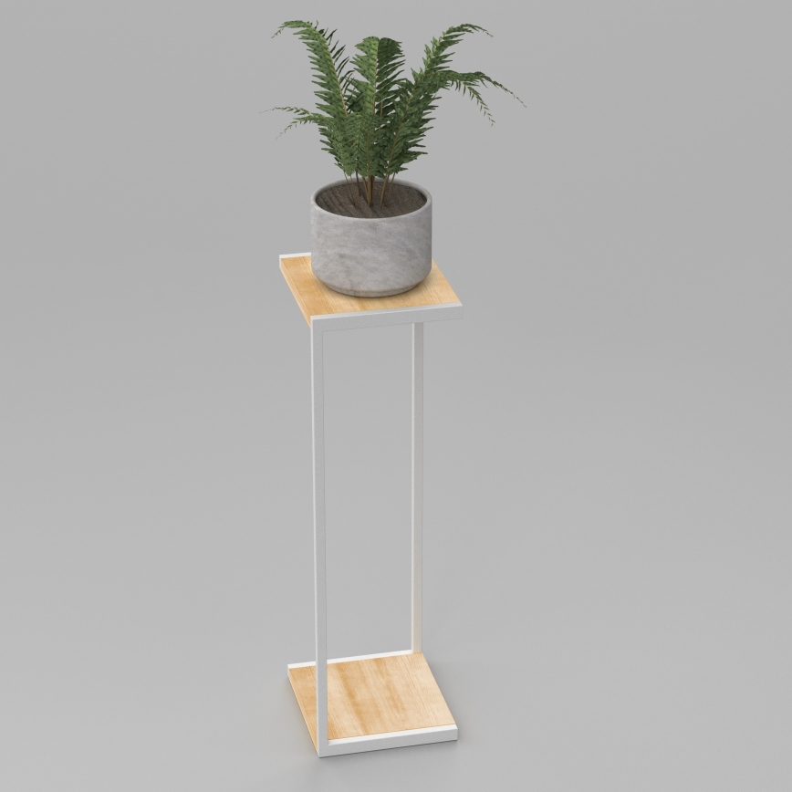 Подставка для цветов 100x30x34 см белый