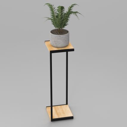 Подставка для цветов 100x30x34 см черный