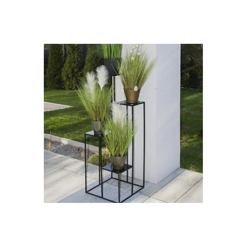 Подставка для цветов 110x40 см черный
