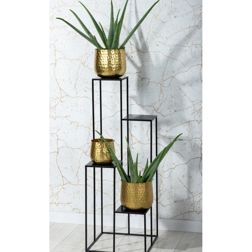 Подставка для цветов 110x40 см черный