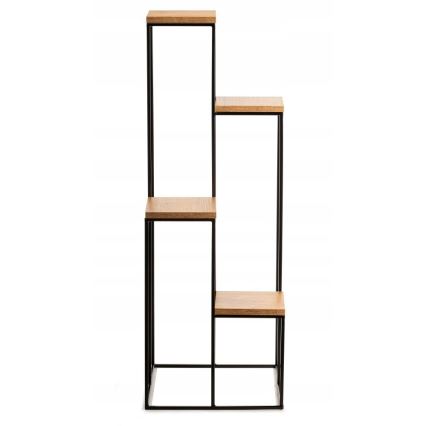 Подставка для цветов 110x40 см черный/коричневый