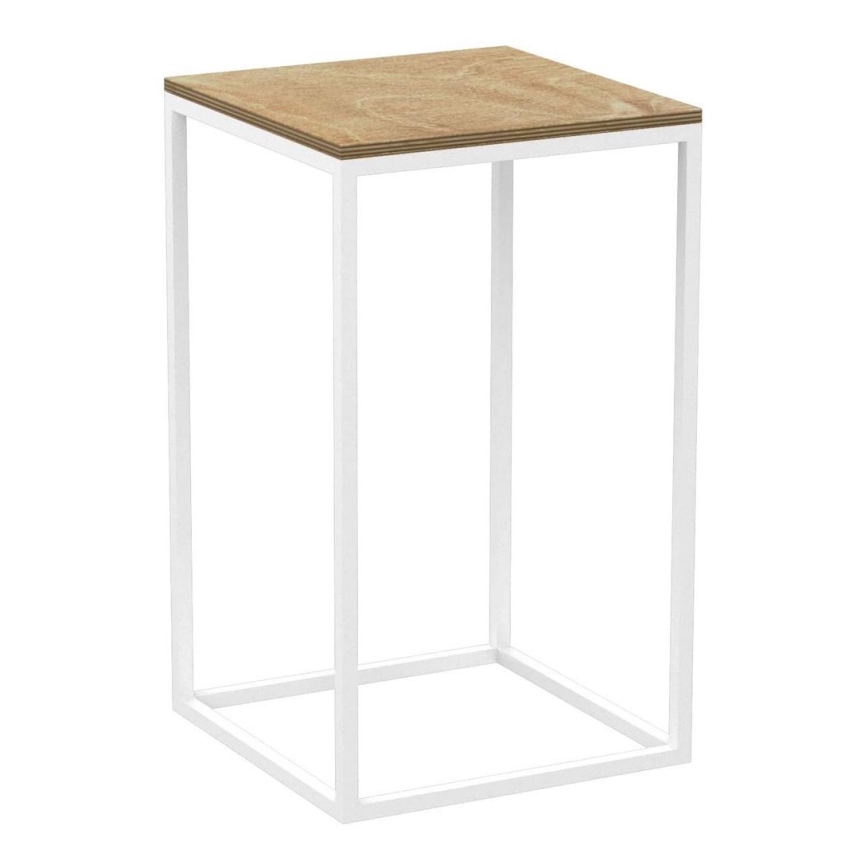 Подставка для цветов 40x24 см белая