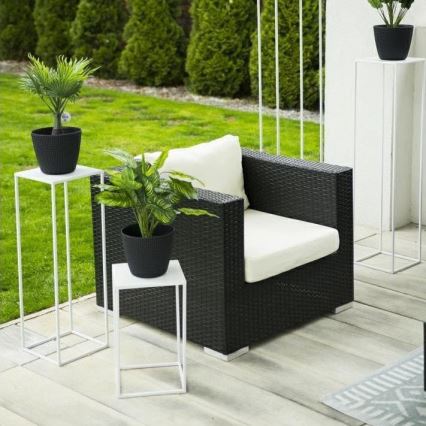 Подставка для цветов 40x24 см белый