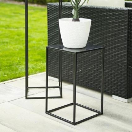 Подставка для цветов 40x24 см черный