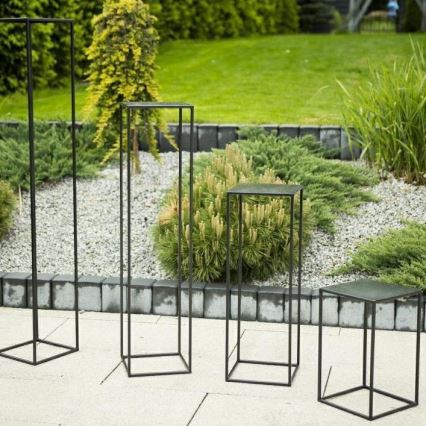 Подставка для цветов 40x24 см черный