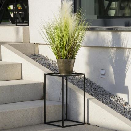 Подставка для цветов 40x24 см черная