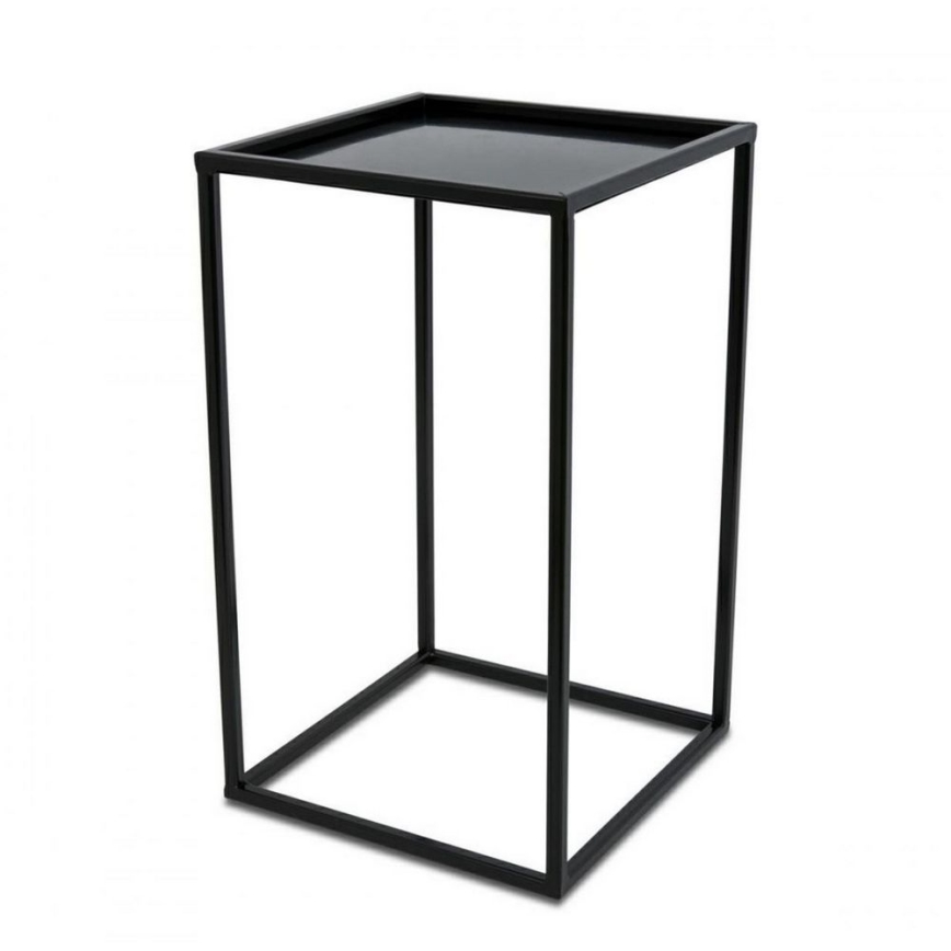 Подставка для цветов 40x24 см черная