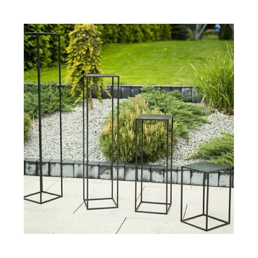 Подставка для цветов 40x24 см черный