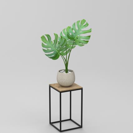 Подставка для цветов 40x24 см черный