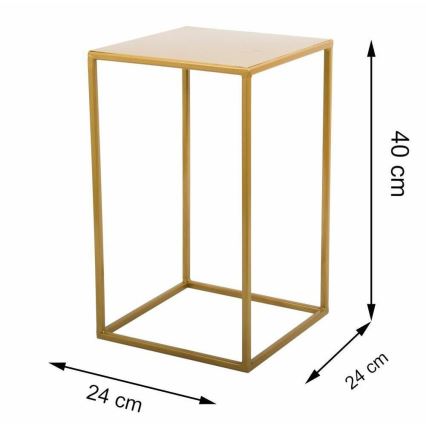 Подставка для цветов 40x24 см золотистый