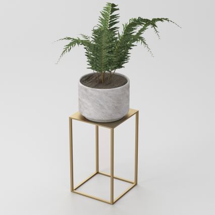 Подставка для цветов 40x24 см золотой