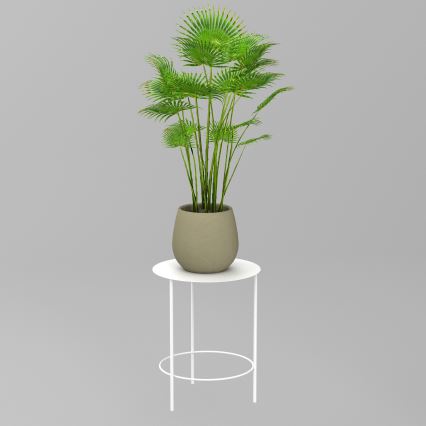 Подставка для цветов 40x32 см белая