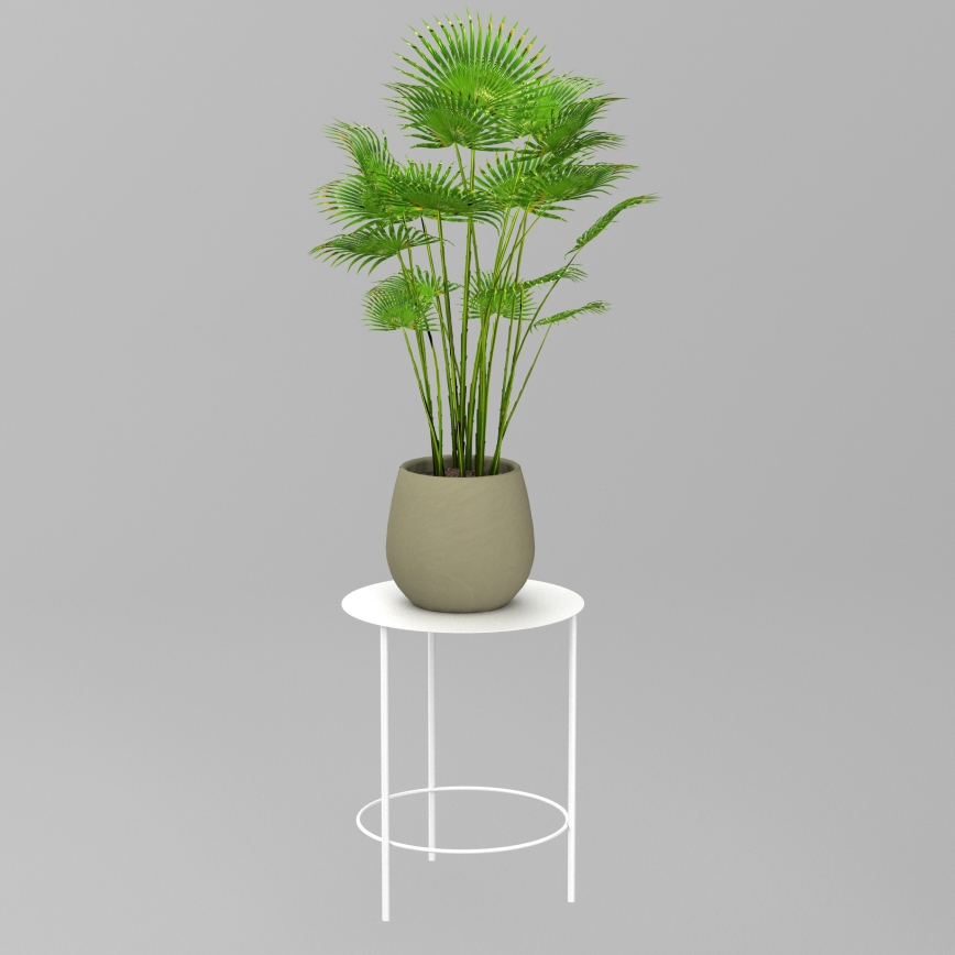 Подставка для цветов 40x32 см белая