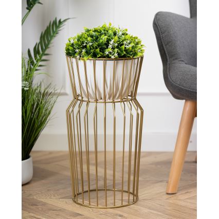 Подставка для цветов 50x26 см золотистый