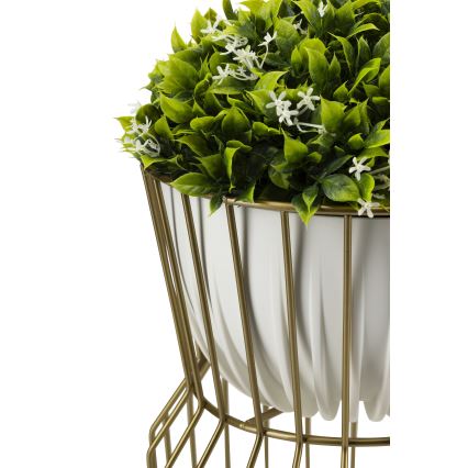 Подставка для цветов 50x26 см золотистый
