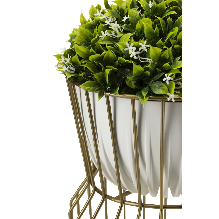 Подставка для цветов 50x26 см золотистый