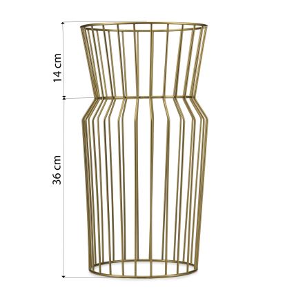 Подставка для цветов 50x26 см золотистый
