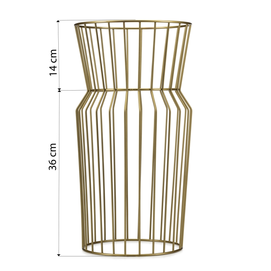 Подставка для цветов 50x26 см золотистый