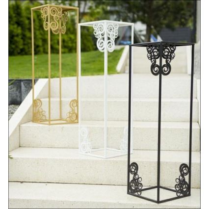 Подставка для цветов 60x24 см черная
