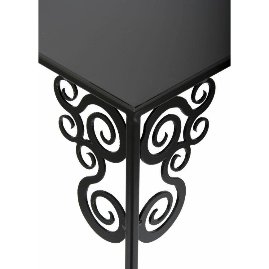 Подставка для цветов 60x24 см черная