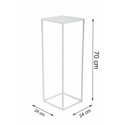Подставка для цветов 70x24 см белый