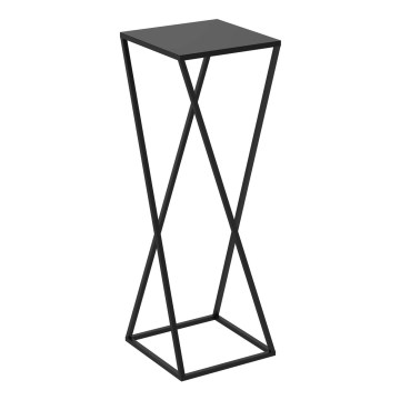 Подставка для цветов 70x24 см черная