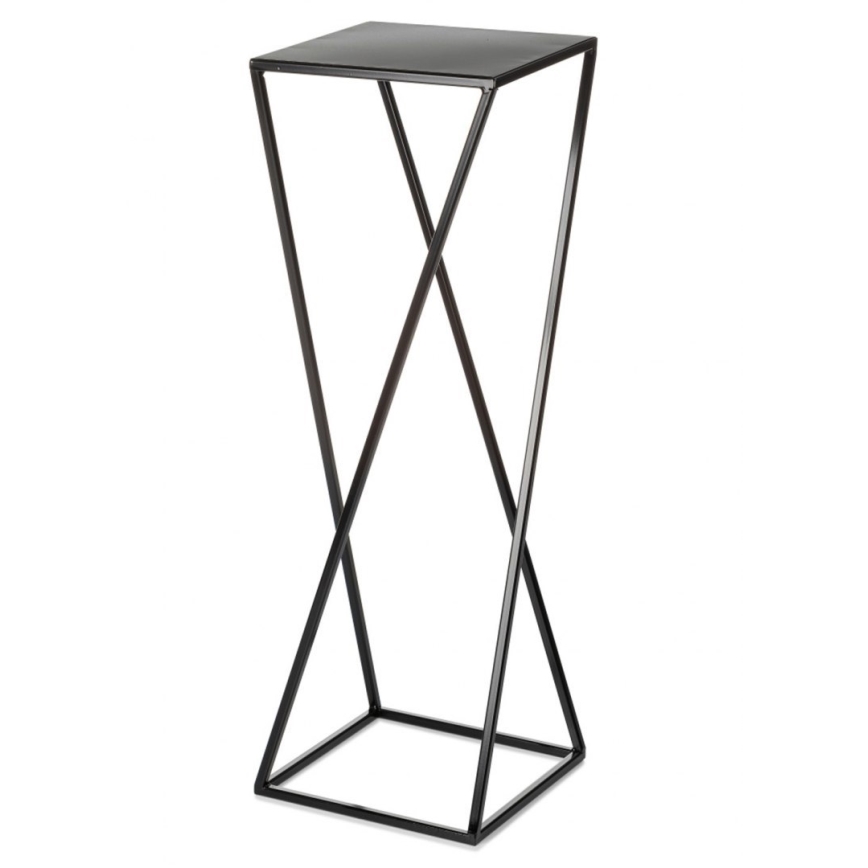 Подставка для цветов 70x24 см черный