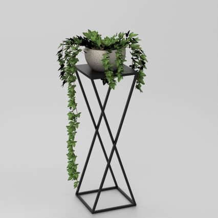 Подставка для цветов 70x24 см черный