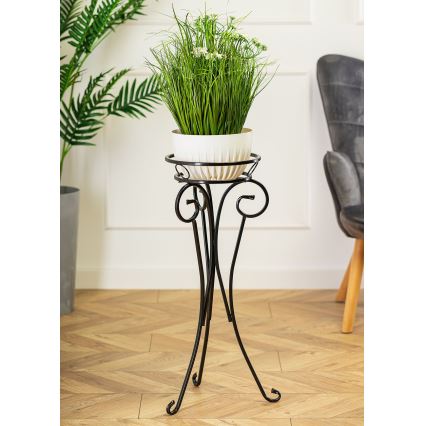 Подставка для цветов 74x34 см черный