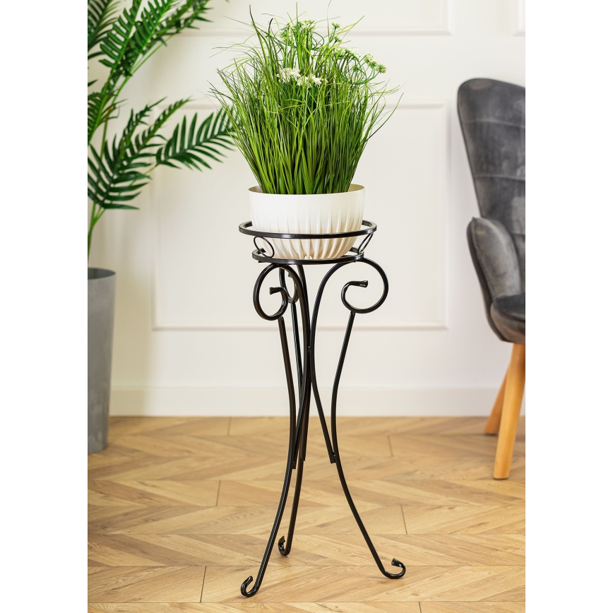 Подставка для цветов 74x34 см черный