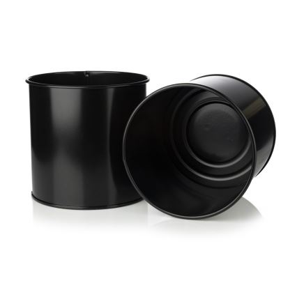 Подставка для цветов 75x17 см черный/золотой