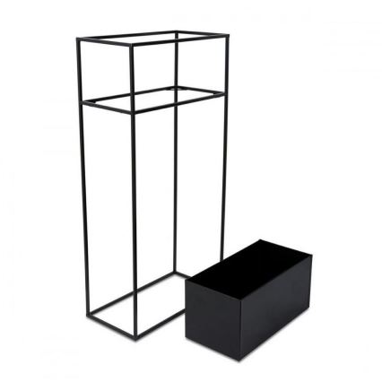 Подставка для цветов 90x44 см черный