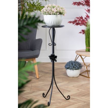 Подставка для цветов 95x39 см черный