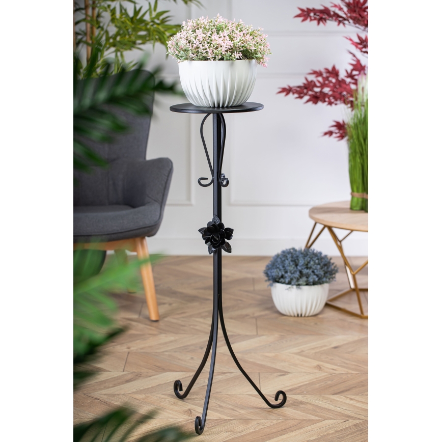 Подставка для цветов 95x39 см черный