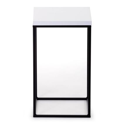 Подставка для цветов BASICLOFT 40x24 белая/черная