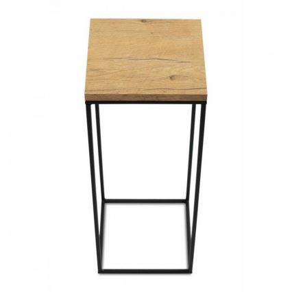 Подставка для цветов BASICLOFT 60x24 черный/коричневый