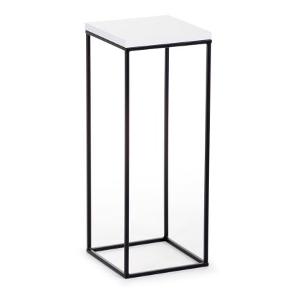 Подставка для цветов BASICLOFT 60x24 черный/белый