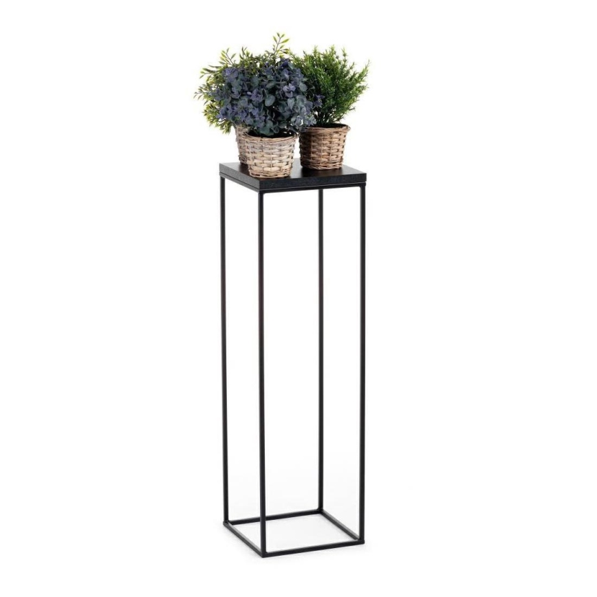 Подставка для цветов BASICLOFT 80x24 черный