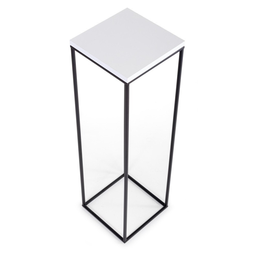 Подставка для цветов BASICLOFT 80x24 черный/белый