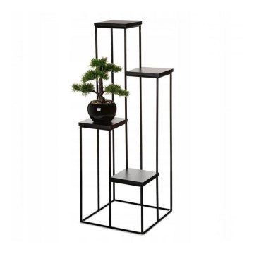Подставка для цветов KASKADA 110x40 черная