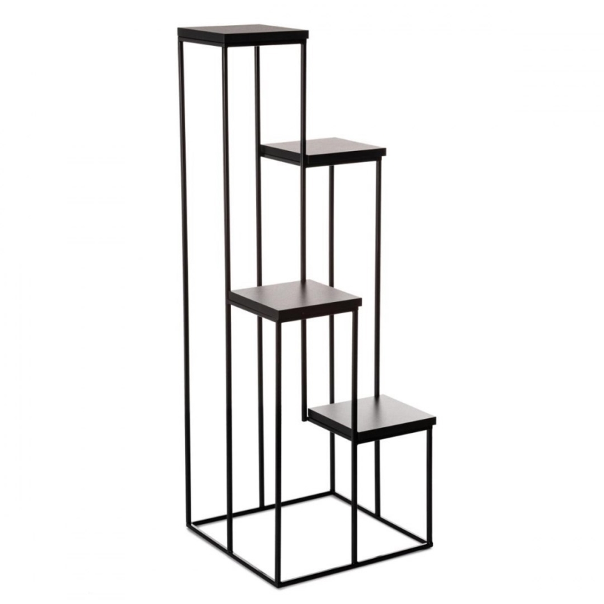 Подставка для цветов KASKADA 110x40 черная