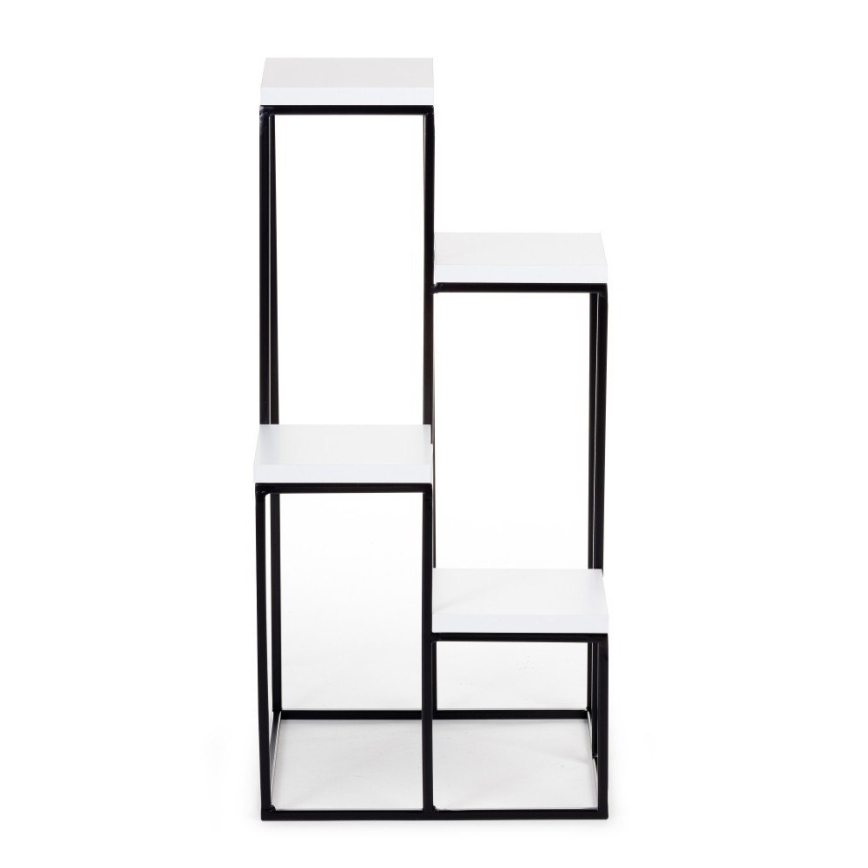 Подставка для цветов KASKADA 70x34 черная/белая