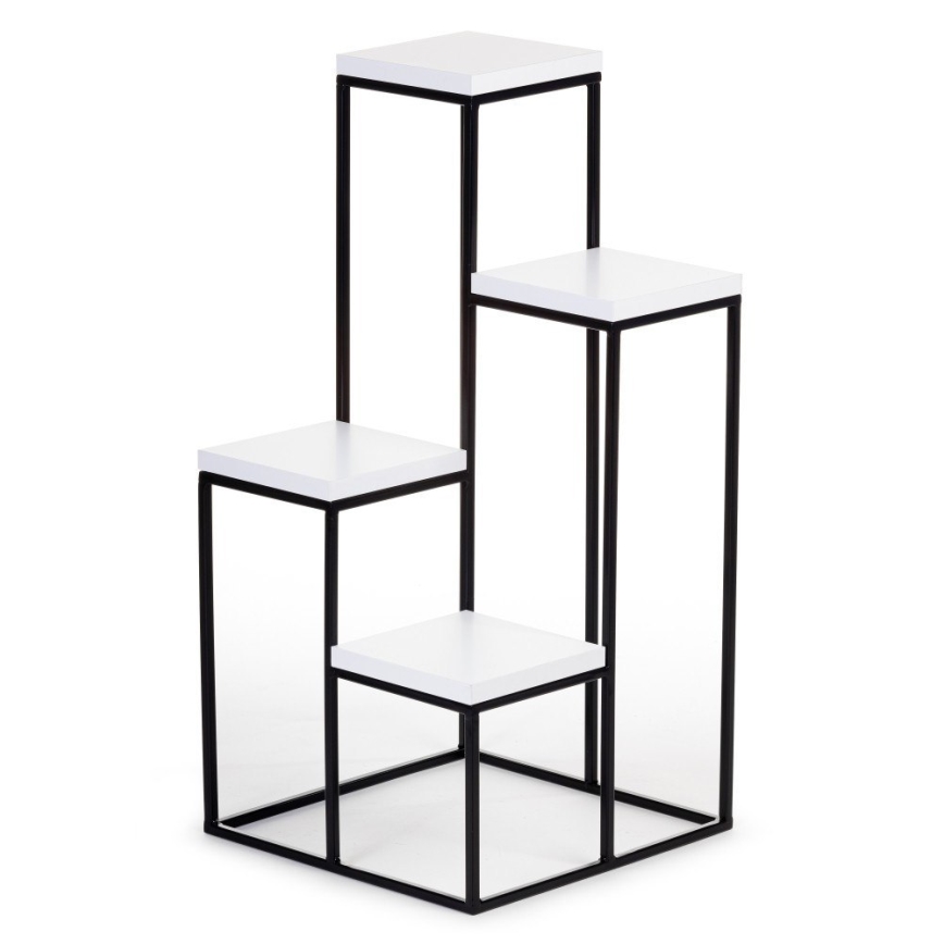 Подставка для цветов KASKADA 70x34 черная/белая