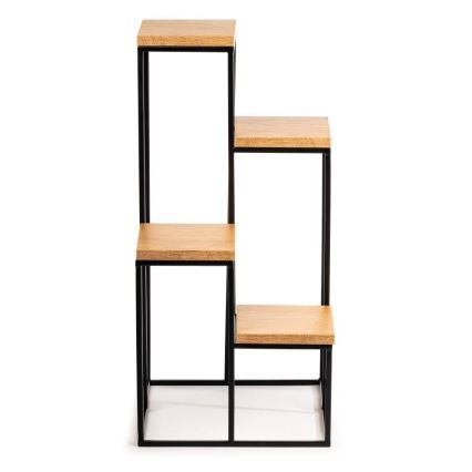 Подставка для цветов KASKADA 70x34 черный/коричневый