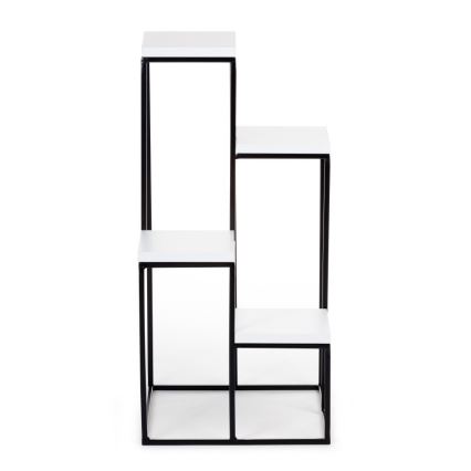 Подставка для цветов KASKADA 70x34 черный/белый