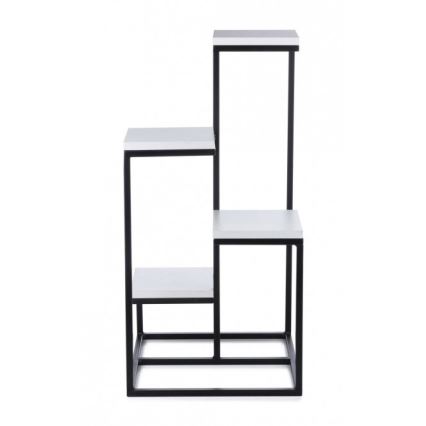 Подставка для цветов KASKADA 79x40 черная/белая